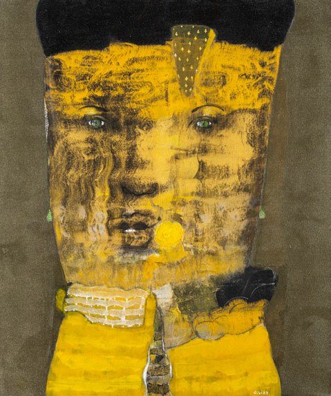 A Boy with Yellow Flower