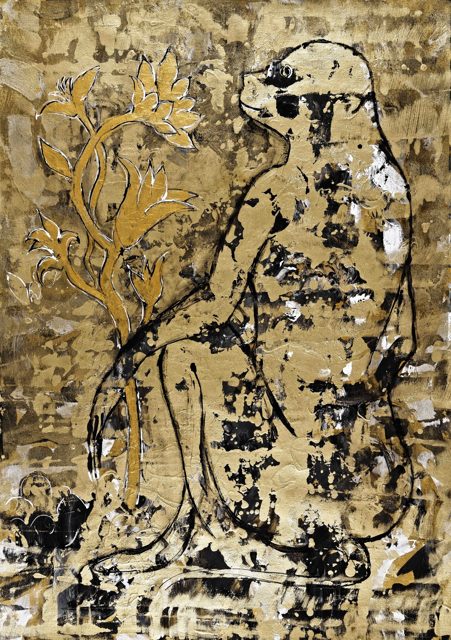 The Lotus Smelling Baboon